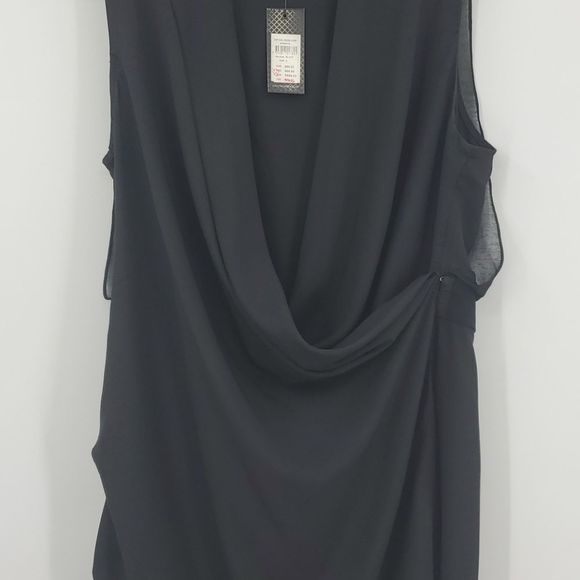 City Chic Elegant Black Asymmetrical Dress - Picture 10 of 16